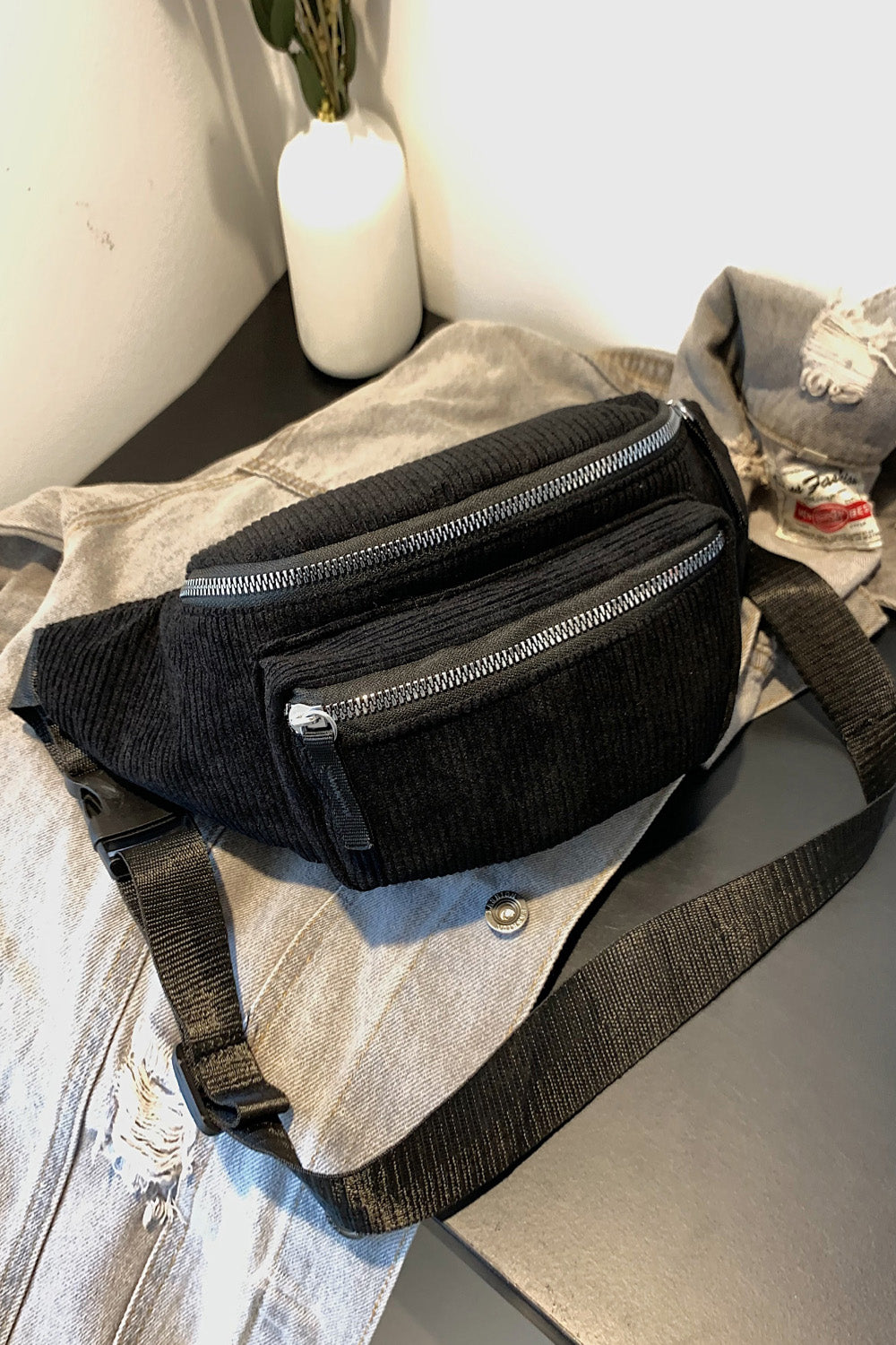 Corduroy Sling Bag