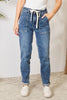 Judy Blue High Waist Drawstring Denim Jeans