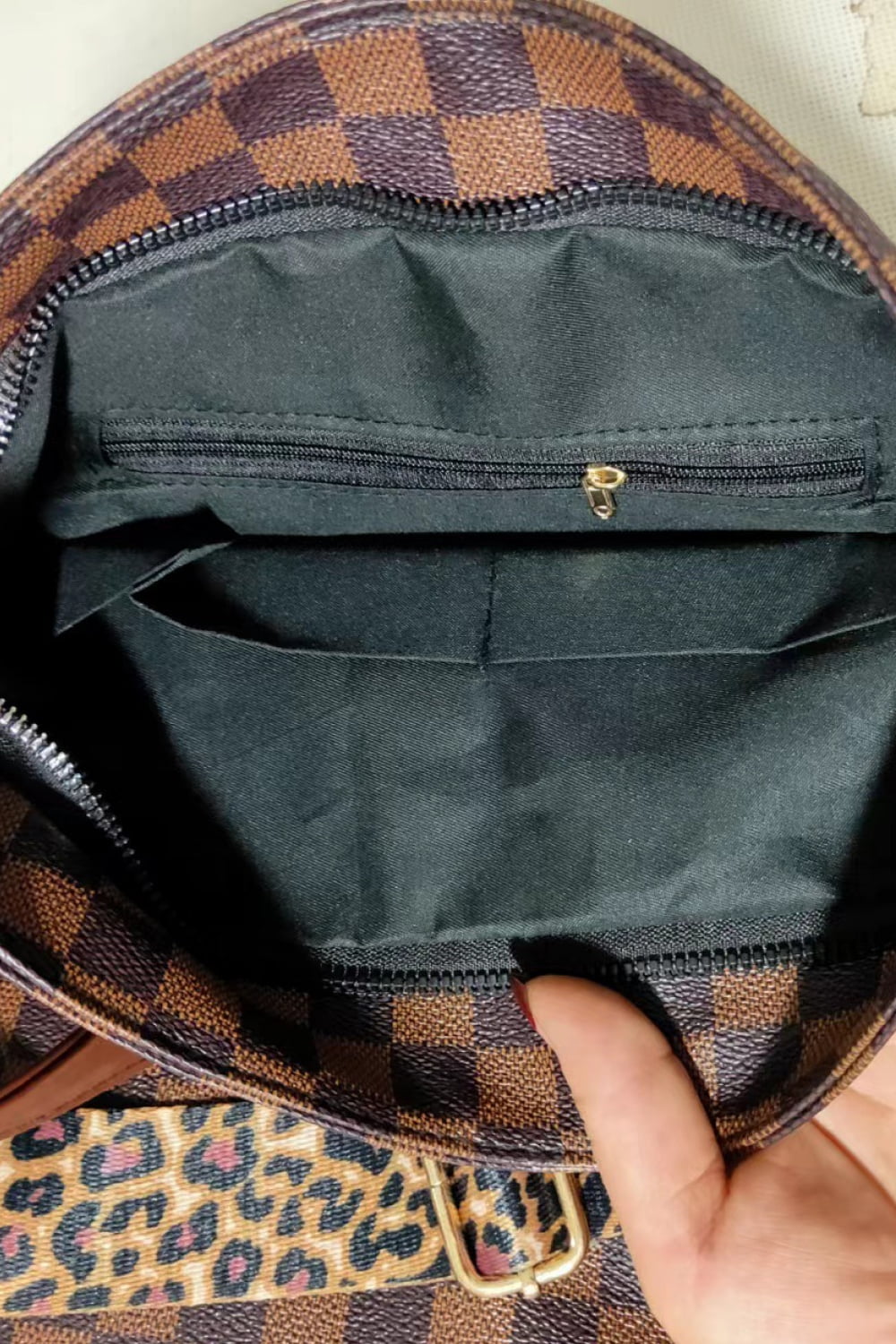 Vegan Leather Shoulder Bag with Tassel