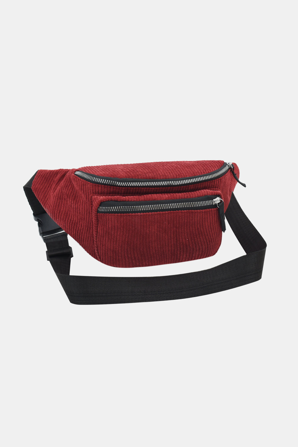 Red Corduroy Sling Bag