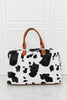 Animal Print Plush Weekender Bag
